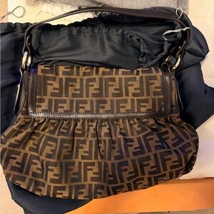 Fendi Zucca classic shoulder bag